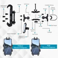 ZANA Universal Mobile Holder with USB ChargerV - ZI-PH-002
