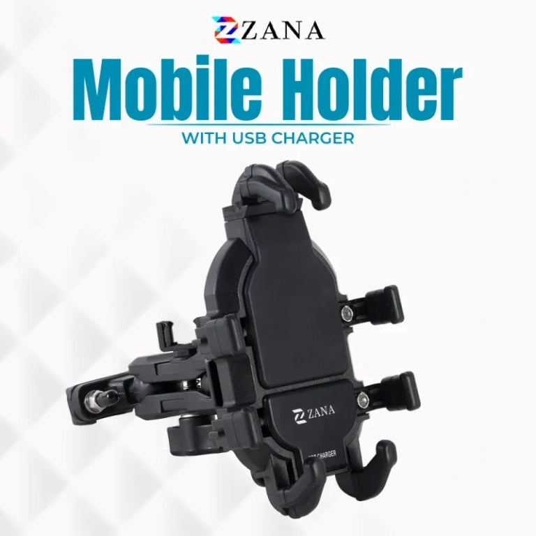 ZANA Universal Mobile Holder with USB ChargerV - ZI-PH-002