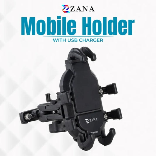ZANA Universal Mobile Holder with USB ChargerV - ZI-PH-002