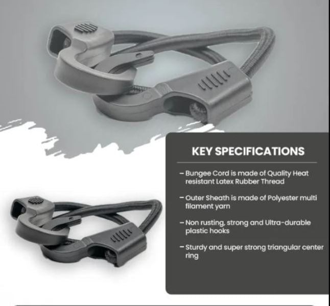 ZANA Universal Small Bungee Cord (50 cm) - ZI-BC-001