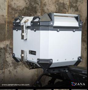 ZANA Universal Top Box Aluminium (55 ltr) Silver - ZI-TB-013 - Riders Junction