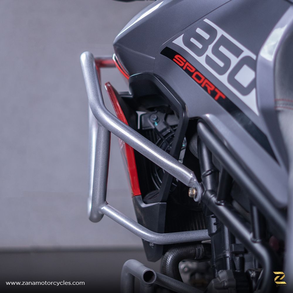 ZANA Upper Fairing Guard (Silver) For Triumph Tiger 850 - ZP-085