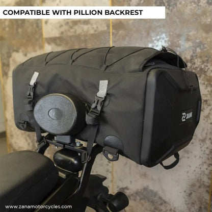 ZANA Vader Hard Shell Tail Bag (65 litre) For Harley Davidson X440 - ZI-BG-001