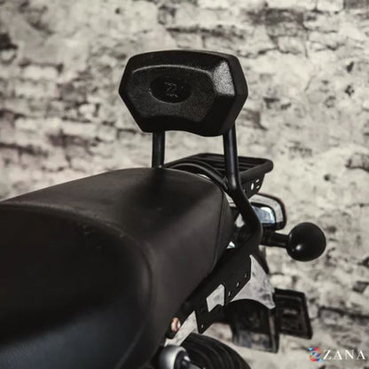 ZANA Backrest Hex Cushion with parcel Shelf For Honda CB 350-ZI- 8636