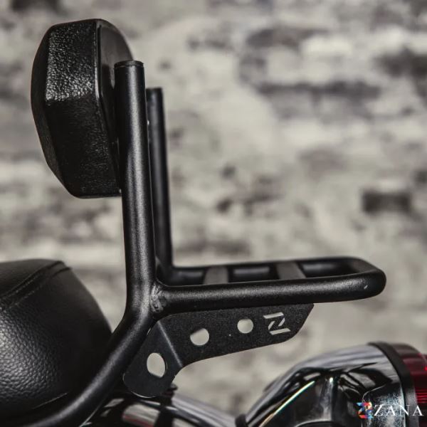 ZANA Backrest Hex Cushion with parcel Shelf For Honda CB 350-ZI- 8636