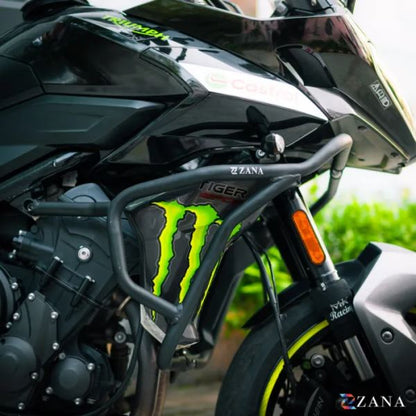 ZANA Crash Guard Black For Triumph Tiger 660-ZI-8674