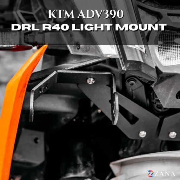 ZANA DRL R-40 Fog Light Mounting Adapter Kit For KTM ADV (390) 2025 (Exclusive for ZANA DRL R-40 Auxiliary Light)-ZI-8633