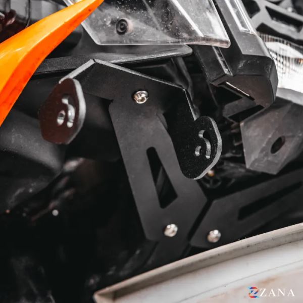 ZANA DRL R-40 Fog Light Mounting Adapter Kit For KTM ADV (390) 2025 (Exclusive for ZANA DRL R-40 Auxiliary Light)-ZI-8633