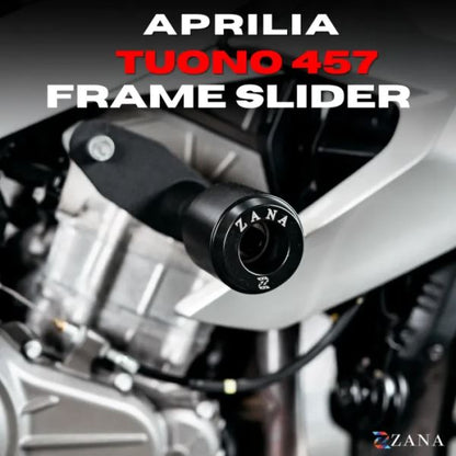 ZANA Frame Slider Black For Aprilia Tuono 457-ZI-8649