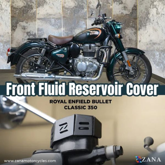 ZANA Front Fluid Reservior Cover Aluminum For Classic 350 Reborn-ZI-8402