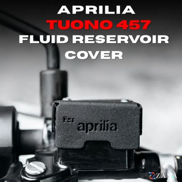 ZANA Front Fluid Reservoir Cover For Aprilia Tuono 457 (Black)-ZI-8645