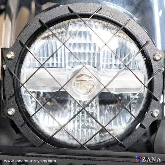 ZANA Headlight Grill for BSA Goldstar 650 (Stainless Steel Black) T-2-ZI-8534
