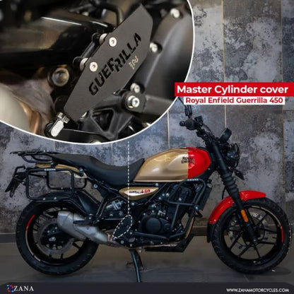ZANA Master Cylinder Cover with Logo for Guerrilla 450 (Black) Type-2 (Coming Soon)-ZI-8525