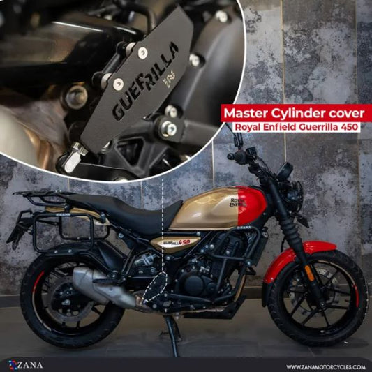 ZANA Master Cylinder Cover with Logo for Guerrilla 450 (Black) Type-2 (Coming Soon)-ZI-8525