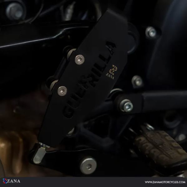 ZANA Master Cylinder Cover with Logo for Guerrilla 450 (Black) Type-2 (Coming Soon)-ZI-8525