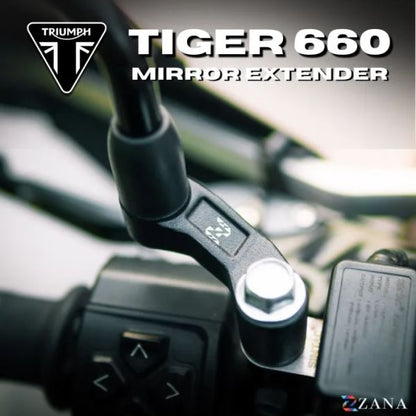 ZANA Mirror Extender For Triumph Tiger 660-ZI-8345