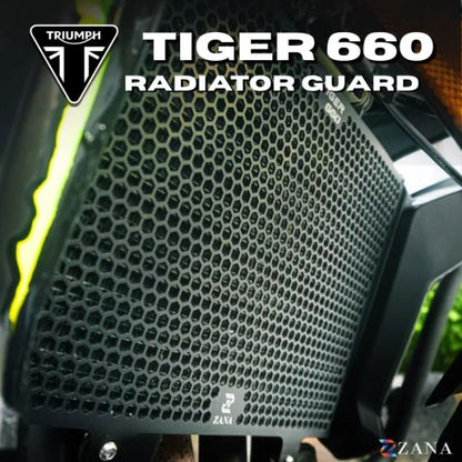 ZANA Radiator Guard Honeycomb Black For Triumph Tiger 660-ZI-8678