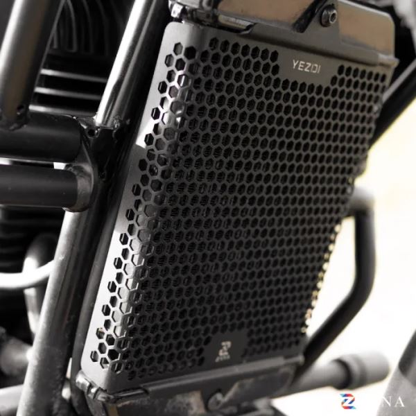 ZANA Radiator Guard Honeycomb Black For Yezdi Adventure 2025-ZI-8668