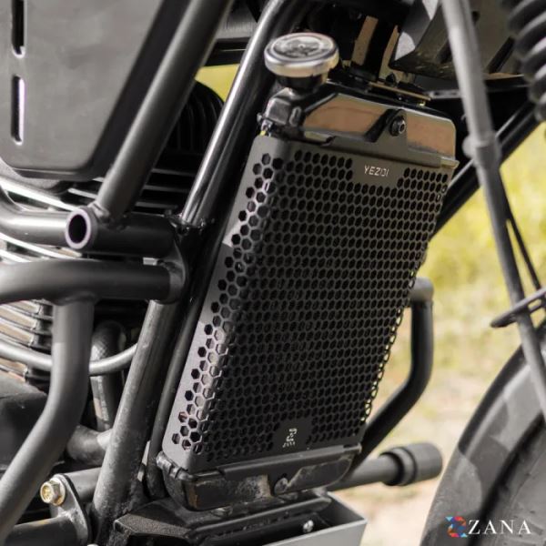 ZANA Radiator Guard Honeycomb Black For Yezdi Adventure 2025-ZI-8668