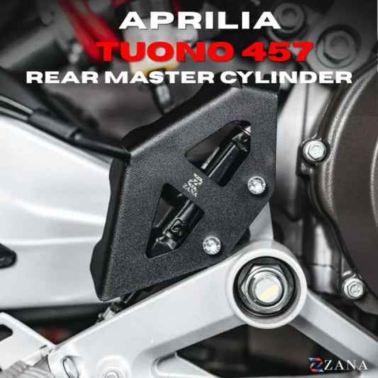 ZANA Rear Master Cylinder Cover Black For Aprilia Tuono 457-ZI-8644