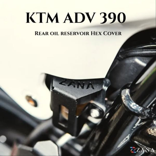 ZANA Rear Oil Reservoir Hex Cover Aluminum For KTM ADV 390 2025-ZI-8573