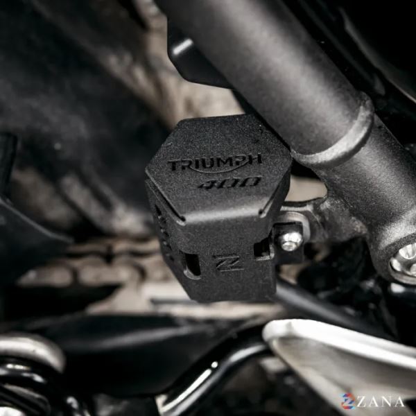 ZANA Rear Oil Reservoir Hex Cover Aluminum For Scrambler 400 X-ZI-8577