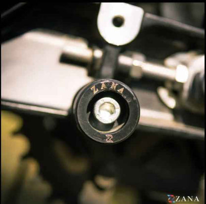 ZANA Rear Paddock Spool Black For TVS Apache RTX 300-ZI-8739