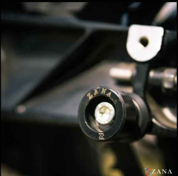 ZANA Rear Paddock Spool Black For TVS Apache RTX 300-ZI-8739