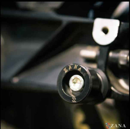 ZANA Rear Paddock Spool Black For TVS Apache RTX 300-ZI-8739