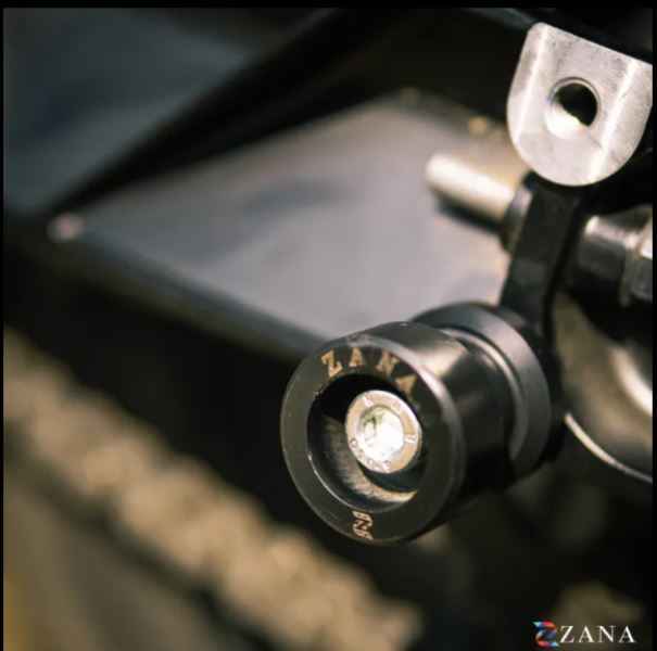 ZANA Rear Paddock Spool Black For TVS Apache RTX 300-ZI-8739