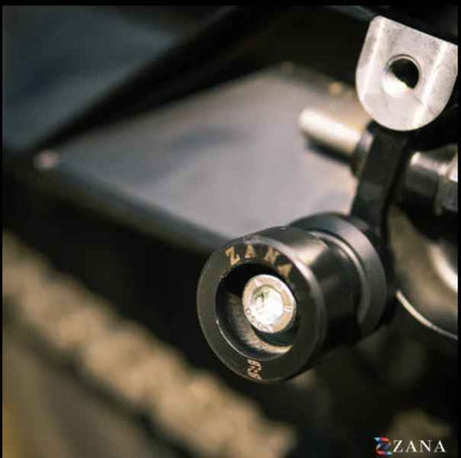 ZANA Rear Paddock Spool Black For TVS Apache RTX 300-ZI-8739