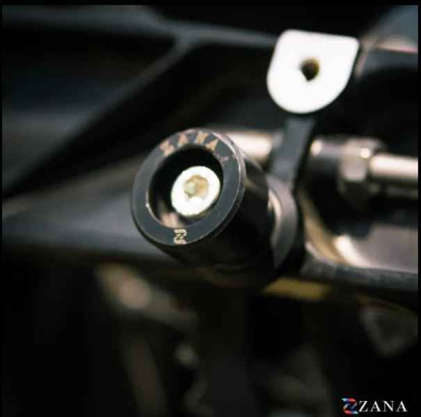 ZANA Rear Paddock Spool Black For TVS Apache RTX 300-ZI-8739