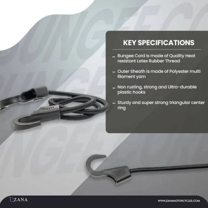 ZANA Universal Medium Bungee Cord (80 cm)-ZI-BC-002