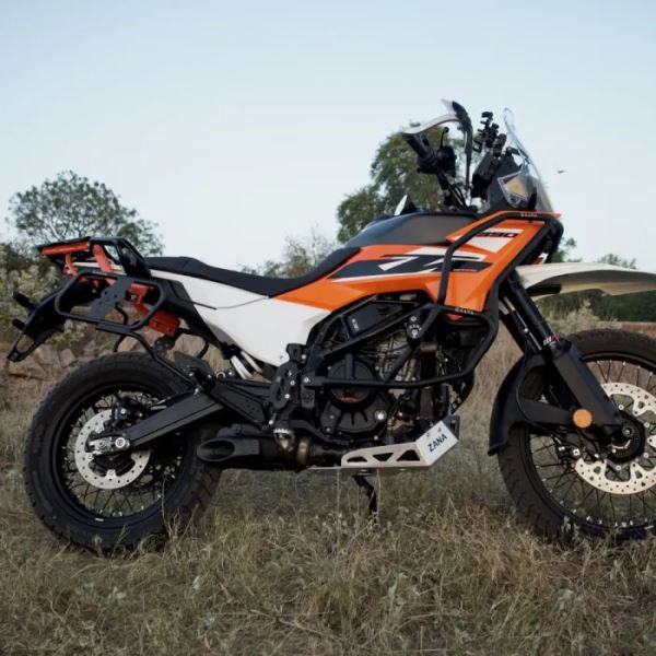 ZANA Upper & Lower Crash Guard Set ( Black ) For KTM ADV 390 2025-ZI-8557 / ZI-8555