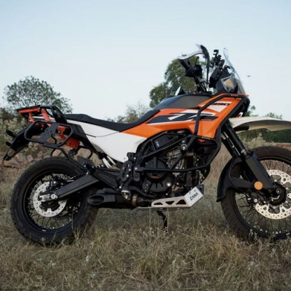 ZANA Upper & Lower Crash Guard Set ( Black ) For KTM ADV 390 2025-ZI-8557 / ZI-8555