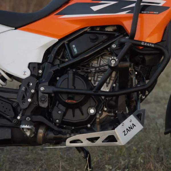 ZANA Upper & Lower Crash Guard Set ( Black ) For KTM ADV 390 2025-ZI-8557 / ZI-8555
