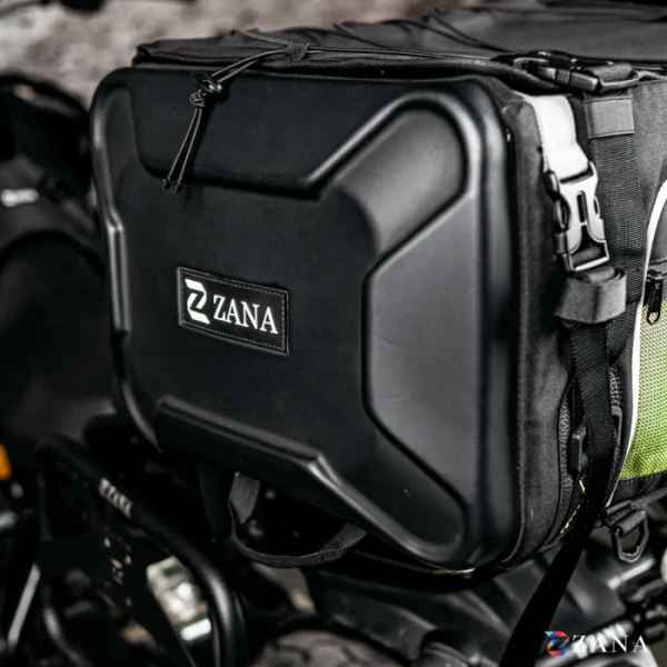 ZANA Vader Pro Hard Shell Tail Bag (50 liter) with Free 2 Waterproof Storage Bag and 1 Bungee Cord For KTM Enduro 390-ZI-BG-011