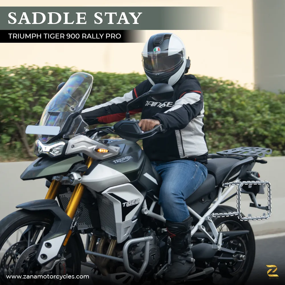 ZANA Z Pro- Saddle Stay (Silver) For Triumph Tiger 900 Rally Pro - ZP-086