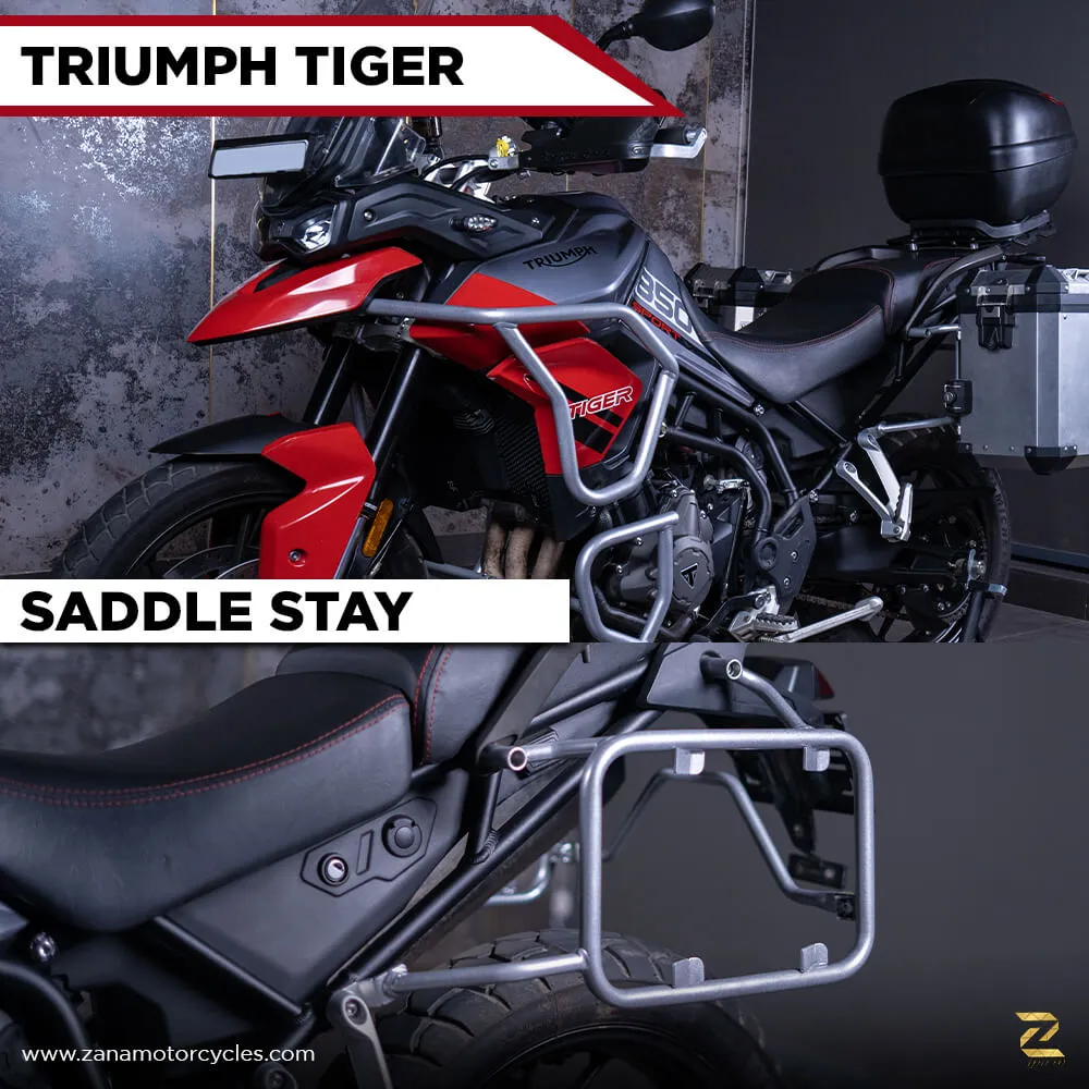 ZANA Z Pro- Saddle Stay (Silver) For Triumph Tiger 850 - ZP-086