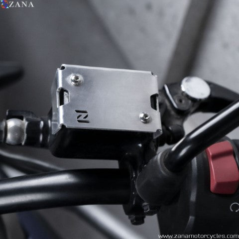 BMW 310 GS Front Fluid Reservoir Oil Cover Silver Painted - ZI-8199 - Riders Junction