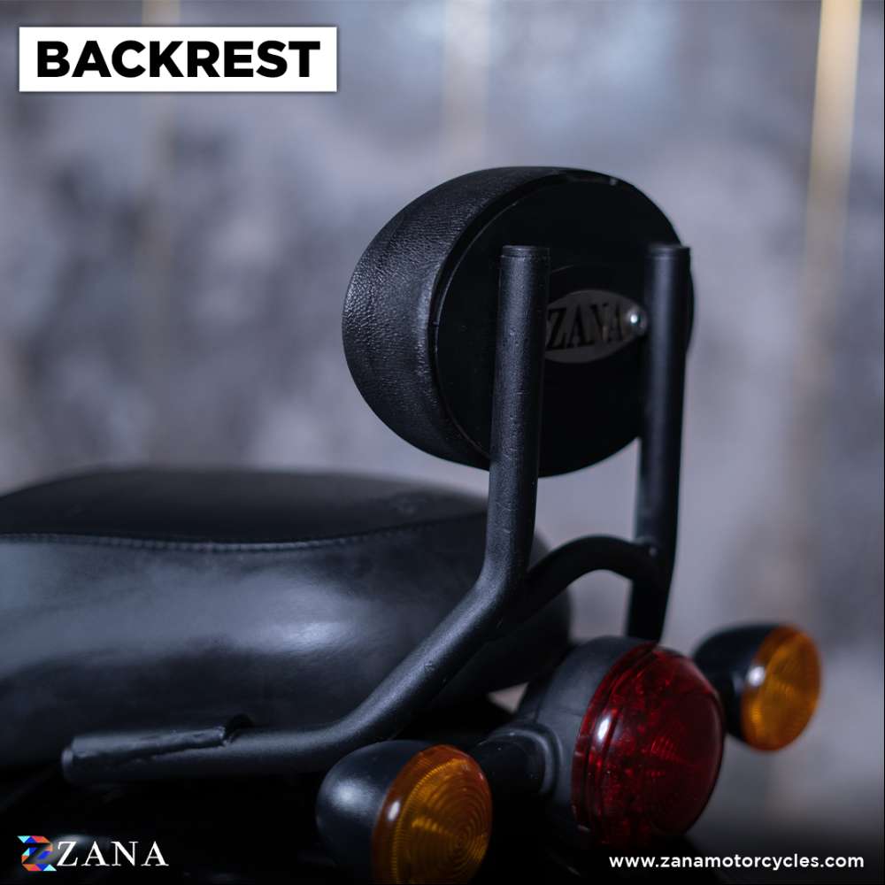 Back Rest For Royal Enfield Hunter 350 - ZI-8266 - Riders Junction