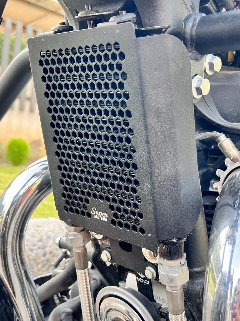 Hexagonal Radiator Grill for Royal Enfield Super Meteor 650 - ZI-8290 - Riders Junction