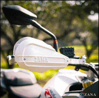Zana-Aigis Hand Guard For TVS Apache RTX 300 (White)-ZI-8622 WW