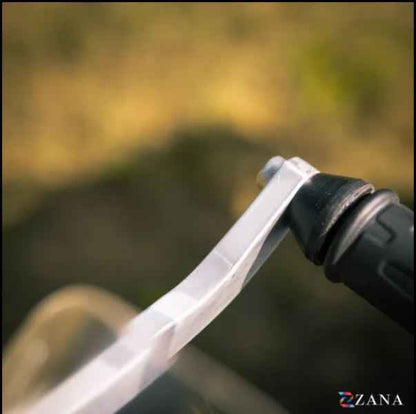 Zana-Aigis Hand Guard For TVS Apache RTX 300 (White)-ZI-8622 WW