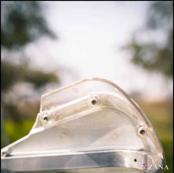 Zana-Aigis Hand Guard For TVS Apache RTX 300 (White)-ZI-8622 WW