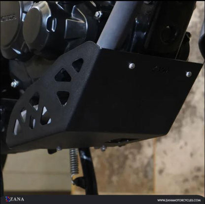 Zana-Bash Plate For Honda CB200X (Black)-ZI-8503