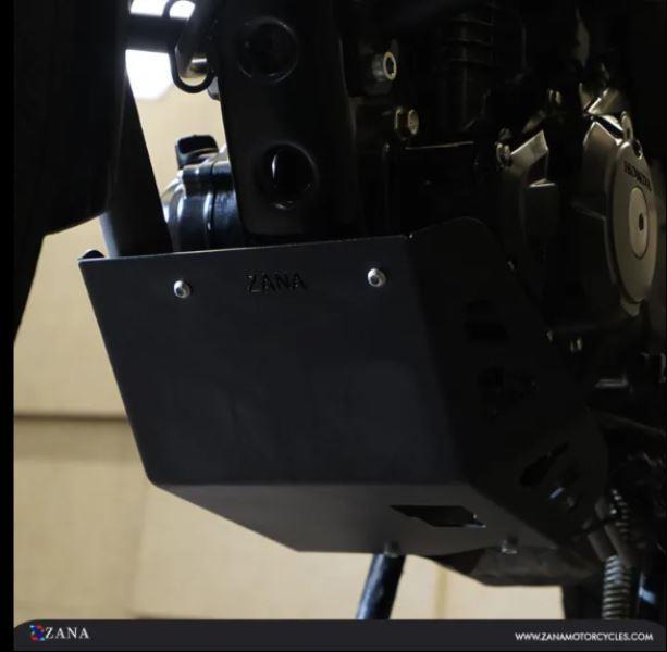 Zana-Bash Plate For Honda CB200X (Black)-ZI-8503