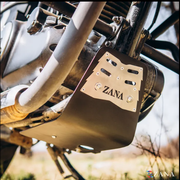 Zana-Bash Plate For Honda CB350 RS (Aluminum, Black )-ZI-8260