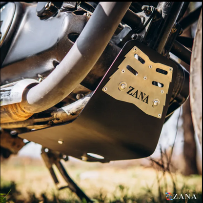 Zana-Bash Plate For Honda CB350 RS (Aluminum, Black )-ZI-8260