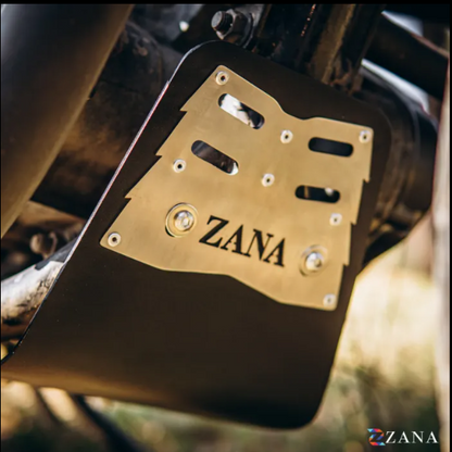 Zana-Bash Plate For Honda CB350 RS (Aluminum, Black )-ZI-8260